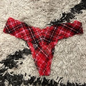 Victoria’s Secret Red Lace Thong